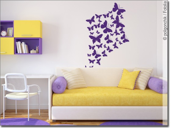 Preview: Wandtattoo Schmetterling-Zauber