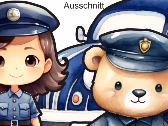 Preview: Wandtattoo Set Polizeistation Preview: Wandtattoo Set Polizeistation