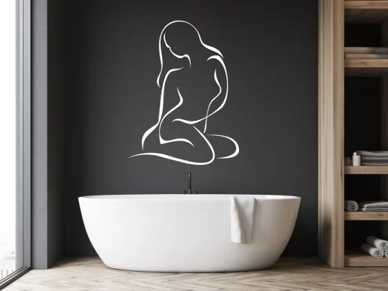 Wandtattoo Sexy Girl