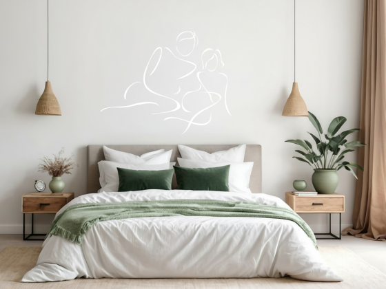 Preview: Wandtattoo Silhouette Paar