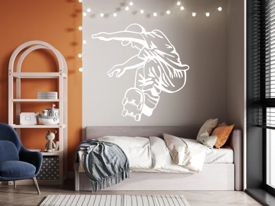 Wandtattoo Skater
