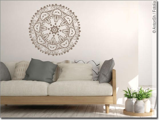 Preview: Wandtattoo Spirituelles Mandala