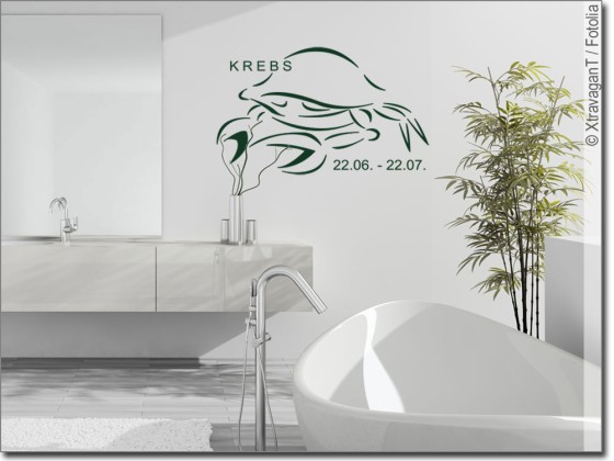 Preview: Wandtattoo Sternzeichen Krebs