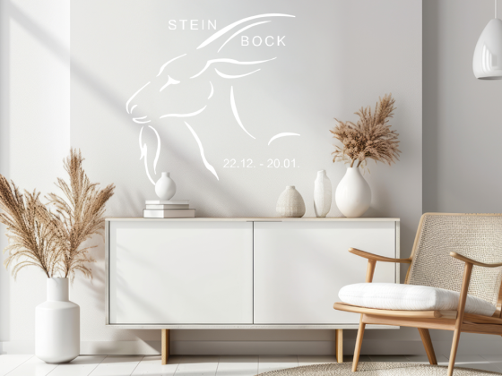 Preview: Wandtattoo Sternzeichen Steinbock