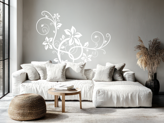 Preview: Wandtattoo Stilvolles Ornament