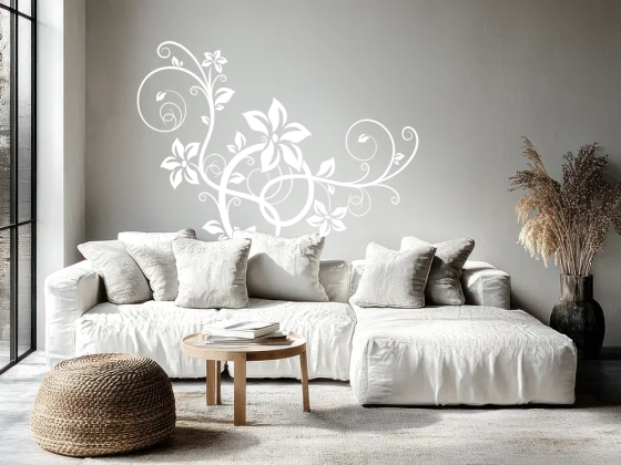 Wandtattoo Stilvolles Ornament Wandtattoo Stilvolles Ornament