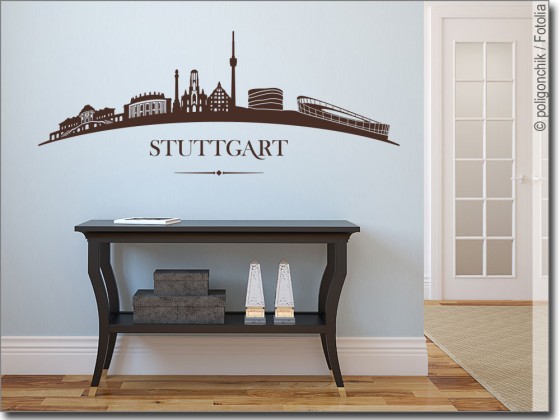 Preview: Wandtattoo Stuttgart