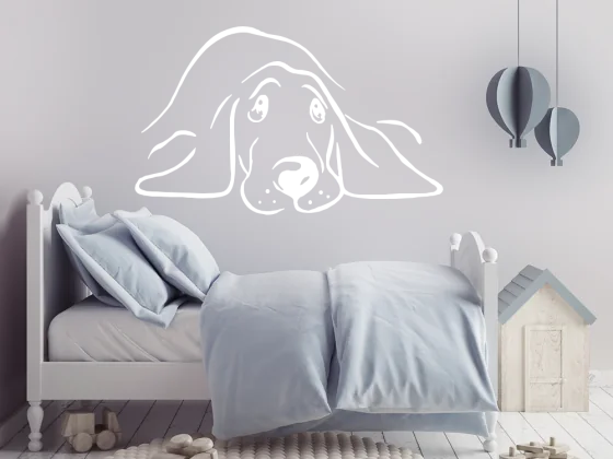 Wandtattoo Süßer Hund