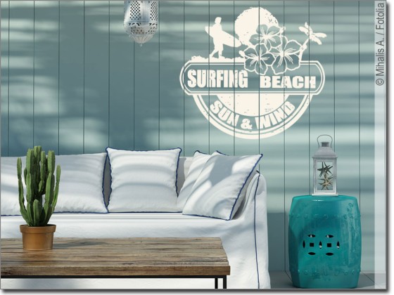 Preview: Wandtattoo Surfing Beach Preview: Wandtattoo Surfing Beach