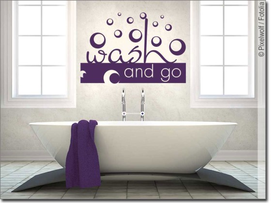 Preview: Wandtattoo Wash and go
