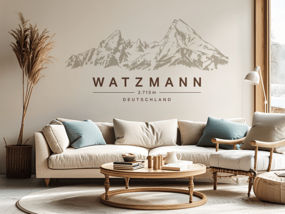 Wandtattoo Watzmann