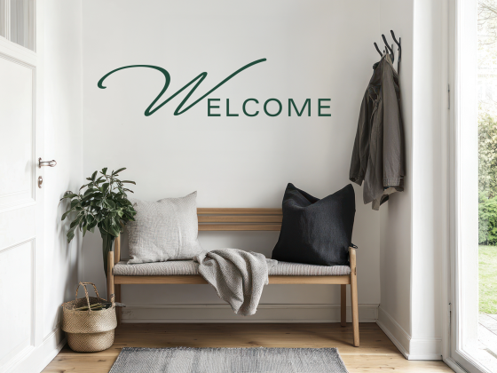 Preview: Wandtattoo WELCOME