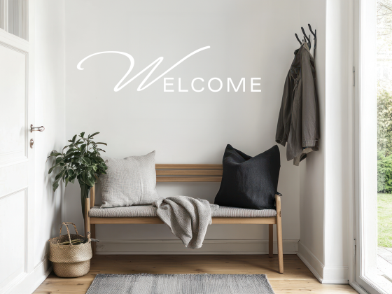 Preview: Wandtattoo WELCOME