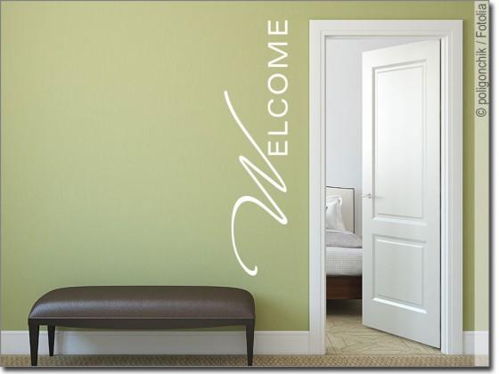 Preview: Wandtattoo WELCOME