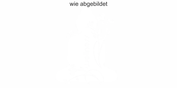 Wandtattoo mit Wellness Buddha - Ansicht Ausrichtung mit Farbauswahl Vorschlag 1