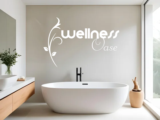 Wandtattoo Wellness Oase
