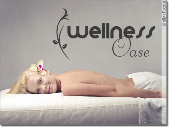 Preview: Wandtattoo Wellness Oase Preview: Wandtattoo Wellness Oase