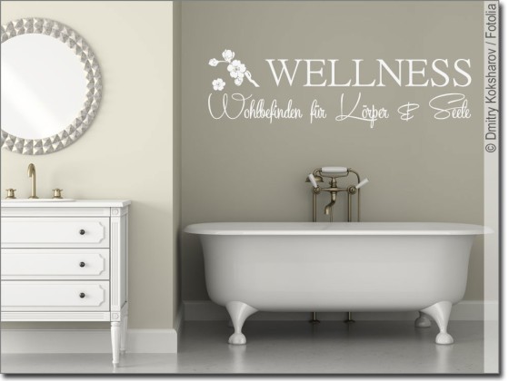 Preview: Wandtattoo Wohlbefinden