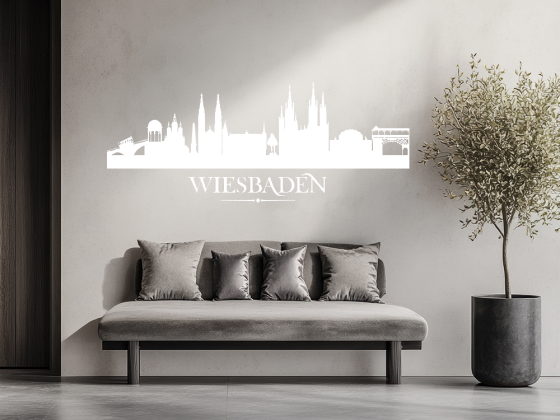 Preview: Wandtattoo Wiesbaden