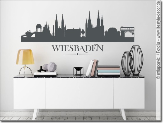 Preview: Wandtattoo Wiesbaden