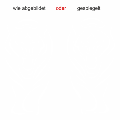 Preview: Wandtattoo Wild Tiger