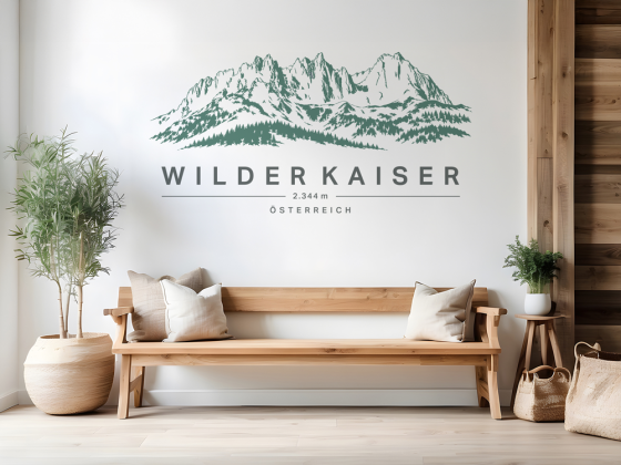 Wandtattoo Wilder Kaiser
