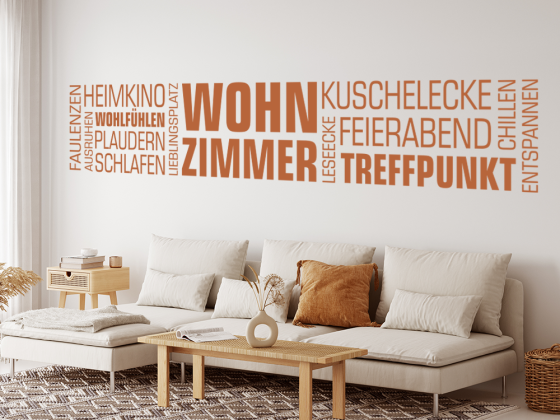 Preview: Wandtattoo Wohnzimmer Preview: Wandtattoo Wohnzimmer