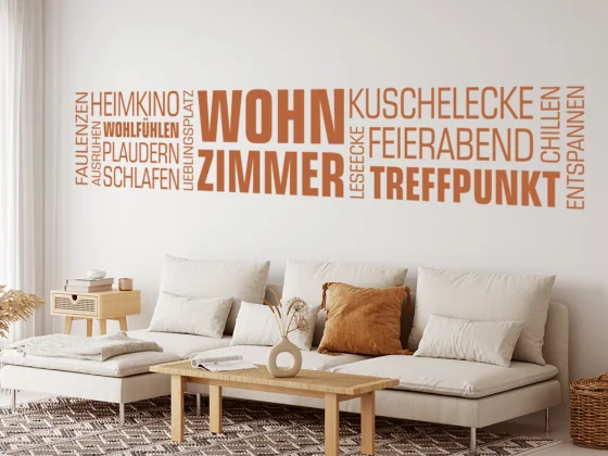 Wandtattoo Wohnzimmer