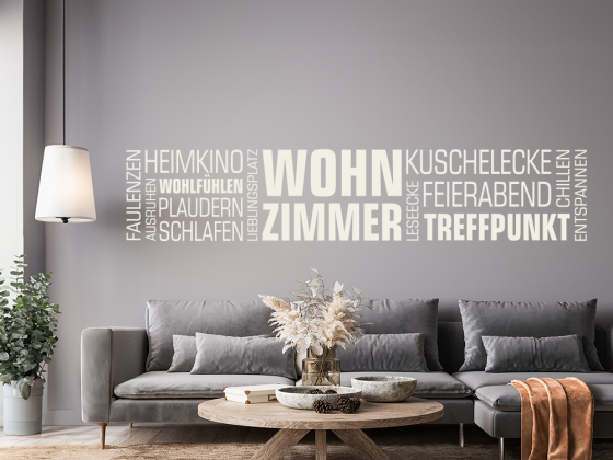 Preview: Wandtattoo Wohnzimmer Preview: Wandtattoo Wohnzimmer