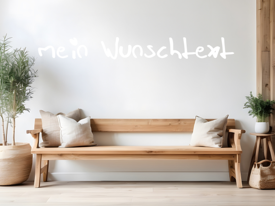 Preview: Wandtattoo Wunschtext 12 - Ansicht Farbauswahl