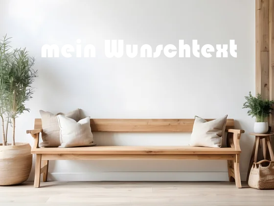 Wandtattoo Wunschtext 19 - Ansicht Farbauswahl
