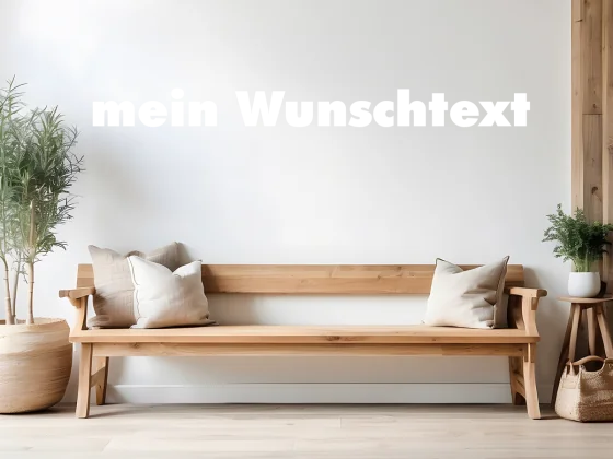 Wandtattoo Wunschtext 24 - Ansicht Farbauswahl