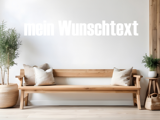 Preview: Wandtattoo Wunschtext 28 - Ansicht Farbauswahl