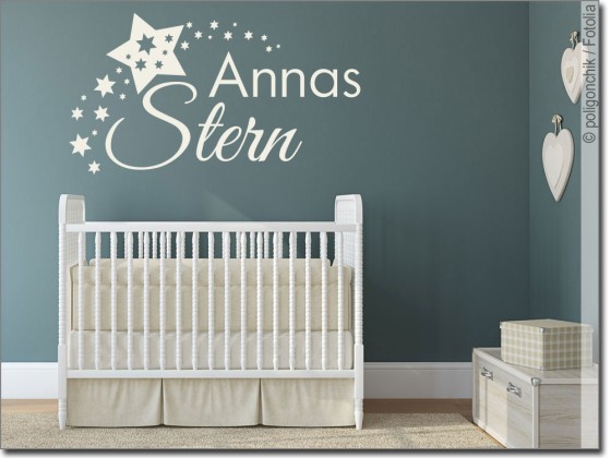 Preview: Wandtattoo Namens Stern