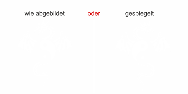 Preview: Wandtattoo Yin-Yang Drache