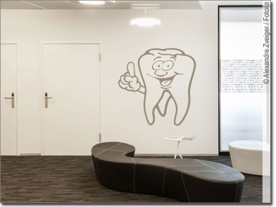 Preview: Wandtattoo Zahn