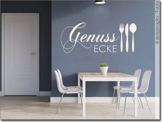 Preview: Wandtext Genuss Ecke