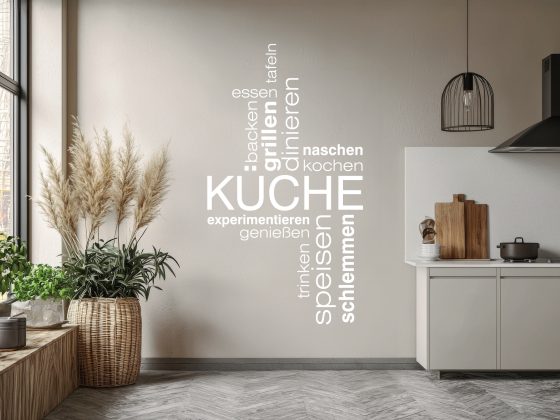 Preview: Wandworte Küche