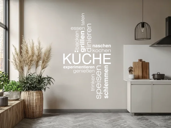 Wandworte Küche