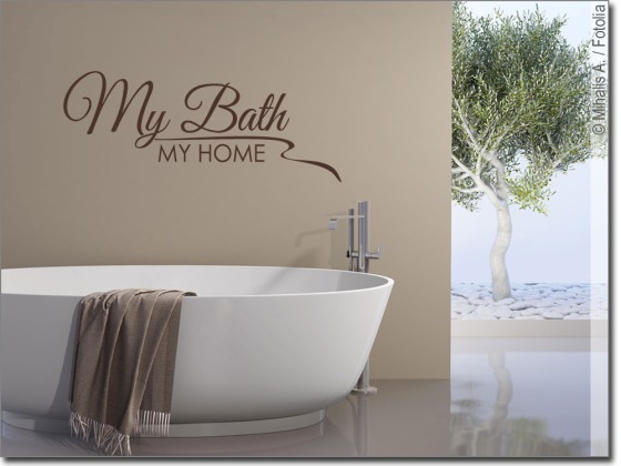 Preview: Wandworte My Bath My Home
