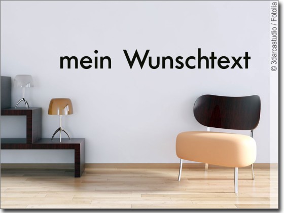 Preview: Wandworte Wunschtext Nr. 18