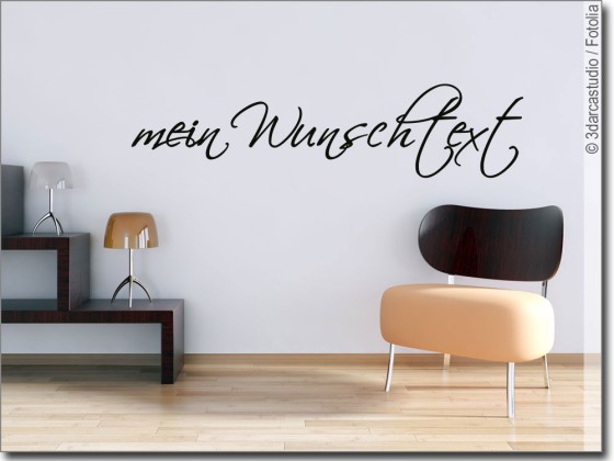 Preview: Wandworte Wunschtext Nr. 2