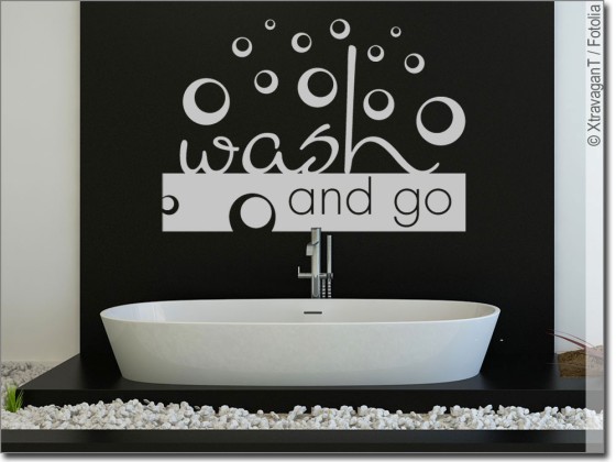 Preview: Wandtattoo Wash and go