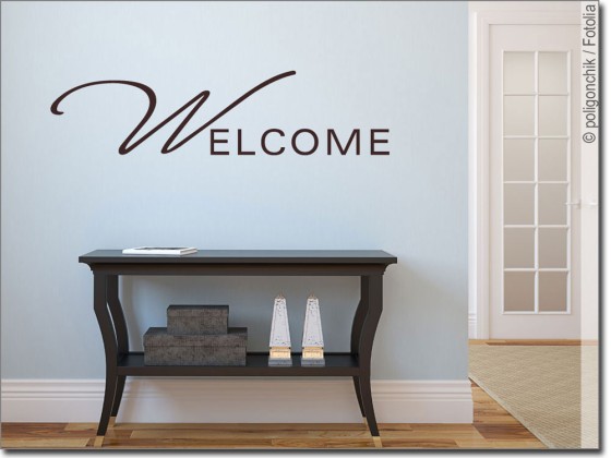 Preview: Wandtattoo WELCOME