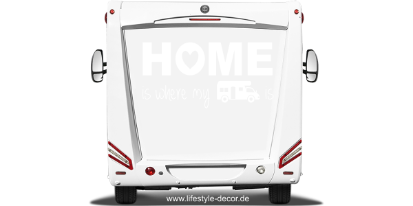 Preview: Wohnmobil Aufkleber Home Preview: Wohnmobil Aufkleber Home