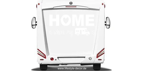 Wohnmobil Aufkleber Home
