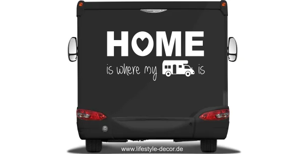 Wohnmobil Aufkleber Home