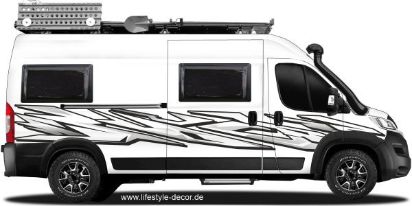 Wohnmobil Graffiti Aufkleber
