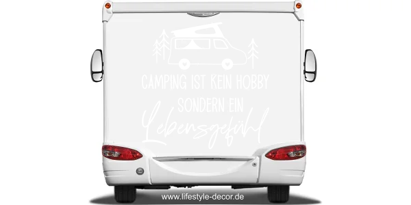 Wohnmobilaufkleber Ein Lebensgefühl