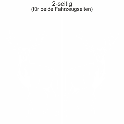 Preview: Wohnmobilaufkleber Hirsch